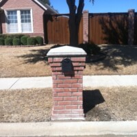 brick repair, masonry repair, mailbox repair, brick mailbox installation, plano tx