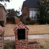 brick repair, masonry repair, mailbox repair, brick mailbox installation, plano tx