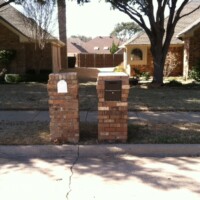 brick repair, masonry repair, mailbox repair, brick mailbox installation, plano tx